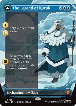 The Legend of Kuruk (Borderless) (TLA-355) - Avatar: The Last Airbender Foil - for just $1.69! 