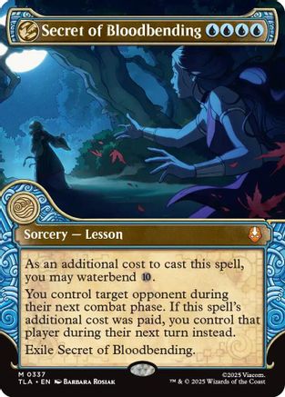 Secret of Bloodbending (Showcase) (TLA-337) - Avatar: The Last Airbender Foil - for just $1.12! 