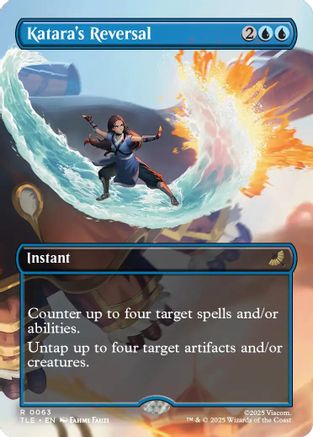 Katara's Reversal (Borderless) (TLE-063) - Avatar: The Last Airbender: Eternal-Legal - for just $1.28! 