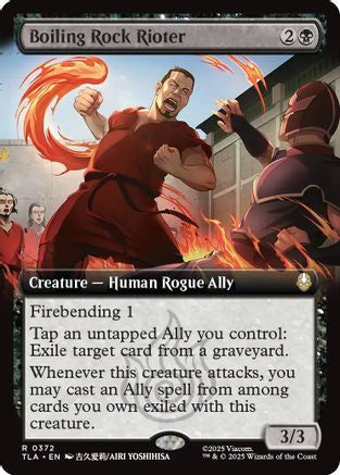Boiling Rock Rioter (Extended Art) (TLA-372) - Avatar: The Last Airbender - for just $0.09! 