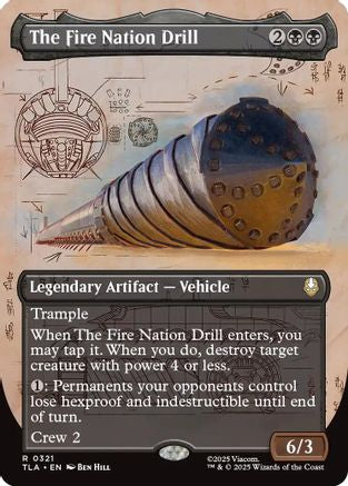 The Fire Nation Drill (Borderless) (TLA-321) - Avatar: The Last Airbender Foil - for just $0.20! 