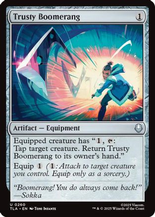 Trusty Boomerang (TLA-260) - Avatar: The Last Airbender Foil - for just $0.07! 