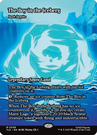 The Boy in the Iceberg - Dark Depths (Borderless) (TLE-056) - Avatar: The Last Airbender: Eternal-Legal - for just $1.06! 