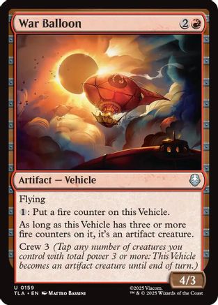 War Balloon (TLA-159) - Avatar: The Last Airbender Foil - for just $0.04! 