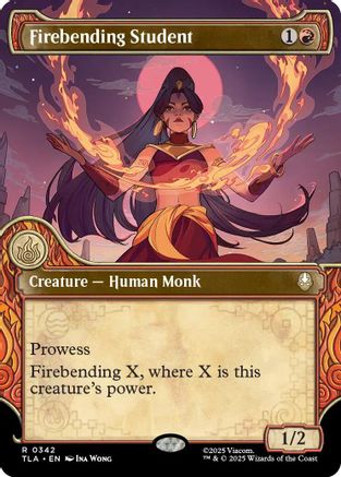 Firebending Student (Showcase) (TLA-342) - Avatar: The Last Airbender Foil - for just $0.61! 