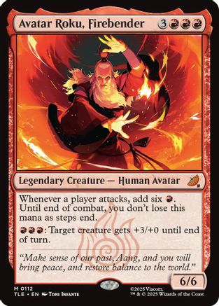 Avatar Roku, Firebender (TLE-112) - Avatar: The Last Airbender: Eternal-Legal - for just $4.56! 