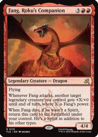 Fang, Roku's Companion (TLE-115) - Avatar: The Last Airbender: Eternal-Legal Foil - for just $0.60! 
