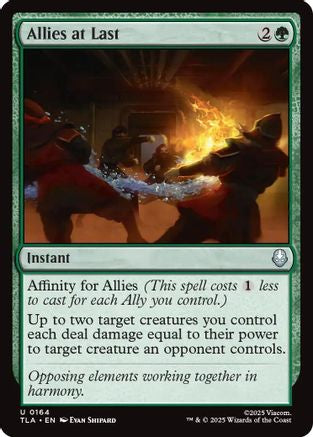 Allies at Last (TLA-164) - Avatar: The Last Airbender Foil - for just $0.08! 