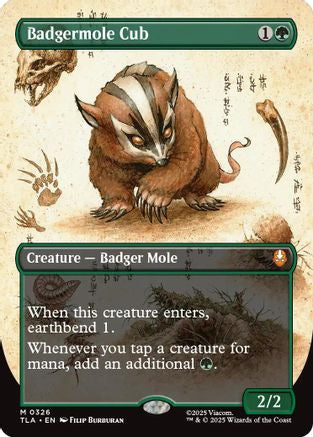 Badgermole Cub (Borderless) (TLA-326) - Avatar: The Last Airbender - for just $21.65! 