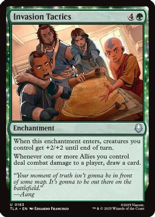 Invasion Tactics (TLA-183) - Avatar: The Last Airbender Foil - for just $0.06! 