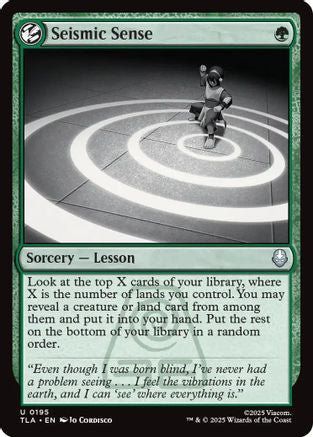 Seismic Sense (TLA-195) - Avatar: The Last Airbender Foil - for just $0.12! 