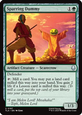 Sparring Dummy (TLA-197) - Avatar: The Last Airbender Foil - for just $0.03! 