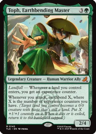 Toph, Earthbending Master (TLE-145) - Avatar: The Last Airbender: Eternal-Legal Foil - for just $14.50! 