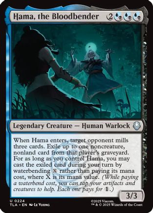 Hama, the Bloodbender (TLA-224) - Avatar: The Last Airbender Foil - for just $0.07! 