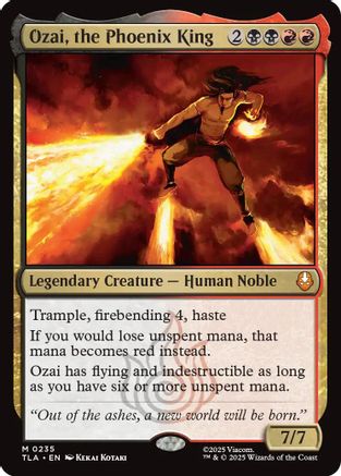 Ozai, the Phoenix King (TLA-235) - Avatar: The Last Airbender Foil - for just $1.44! 