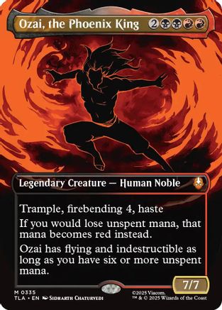 Ozai, the Phoenix King (0335) (Borderless) (TLA-335) - Avatar: The Last Airbender - for just $4.56! 
