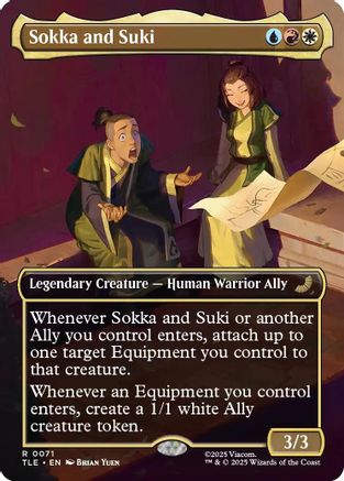 Sokka and Suki (Borderless) (TLE-071) - Avatar: The Last Airbender: Eternal-Legal Foil - for just $0.27! 