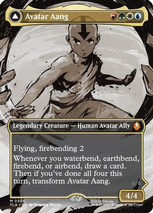 Avatar Aang (Borderless) (TLA-308) - Avatar: The Last Airbender Foil - for just $6.24! 