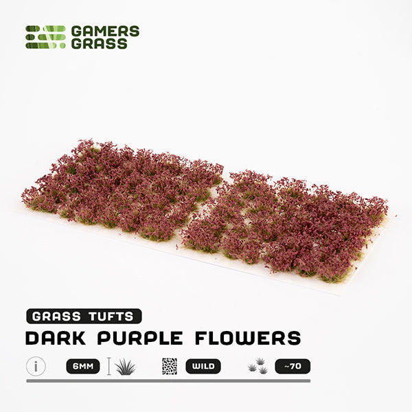 Gamers Grass Tufts: Dark Purple Flowers- Wild - for just $8.99! 