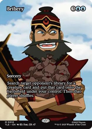 Bribery (Borderless) (TLE-010) - Avatar: The Last Airbender: Eternal-Legal - for just $1.03! 