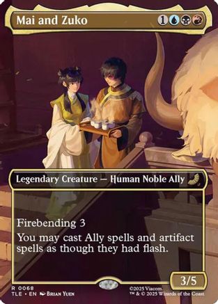 Mai and Zuko (Borderless) (TLE-068) - Avatar: The Last Airbender: Eternal-Legal - for just $1.35! 