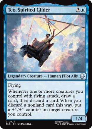 Teo, Spirited Glider (TLA-074) - Avatar: The Last Airbender - for just $0.03! 