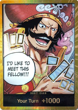 DON!! Card (Gol.D.Roger) (Gold) - Carrying On His Will Foil - for just $4.60! 