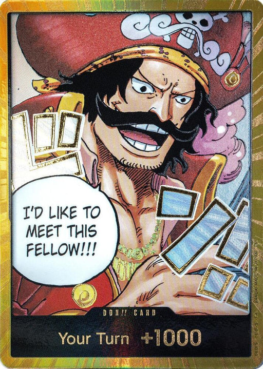 DON!! Card (Gol.D.Roger) (Gold) [Carrying On His Will] - for just $2.35! 
