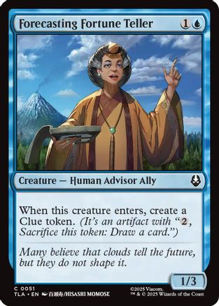 Forecasting Fortune Teller (TLA-051) - Avatar: The Last Airbender Foil - for just $0.04! 