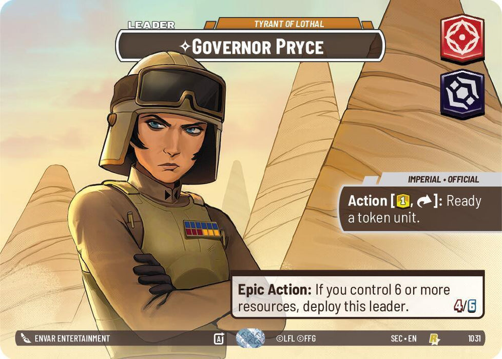 Governor Pryce - Tyrant of Lothal (Showcase) (1031) (1031) [Secrets of Power] - for just $18.10! 