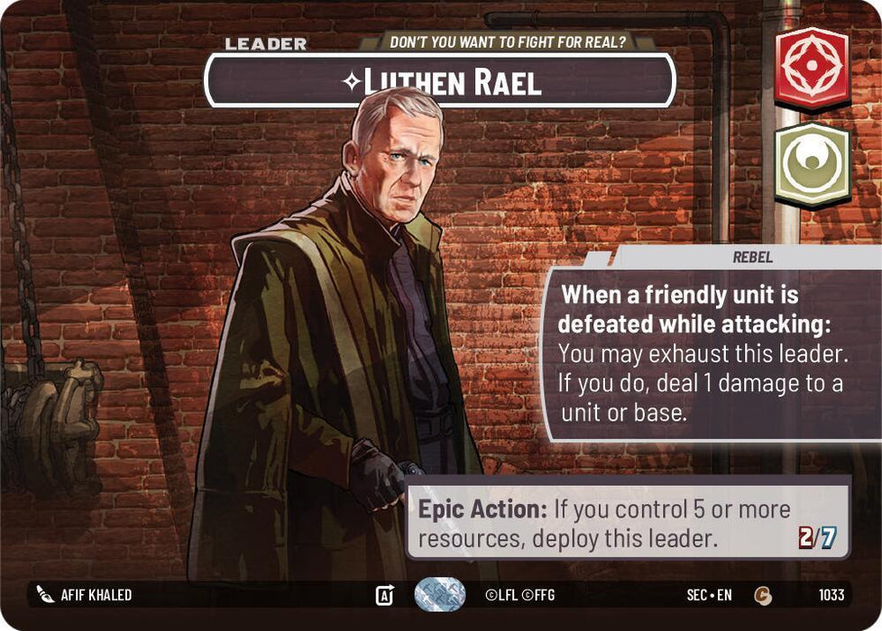 Luthen Rael - Don't You Want To Fight For Real? (Showcase) (1033) (1033) [Secrets of Power] - for just $22.15! 