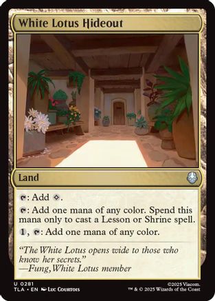 White Lotus Hideout (TLA-281) - Avatar: The Last Airbender - for just $0.08! 