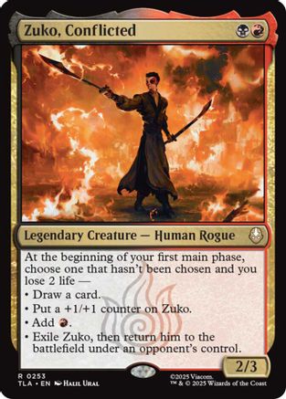 Zuko, Conflicted (TLA-253) - Avatar: The Last Airbender Foil - for just $0.11! 