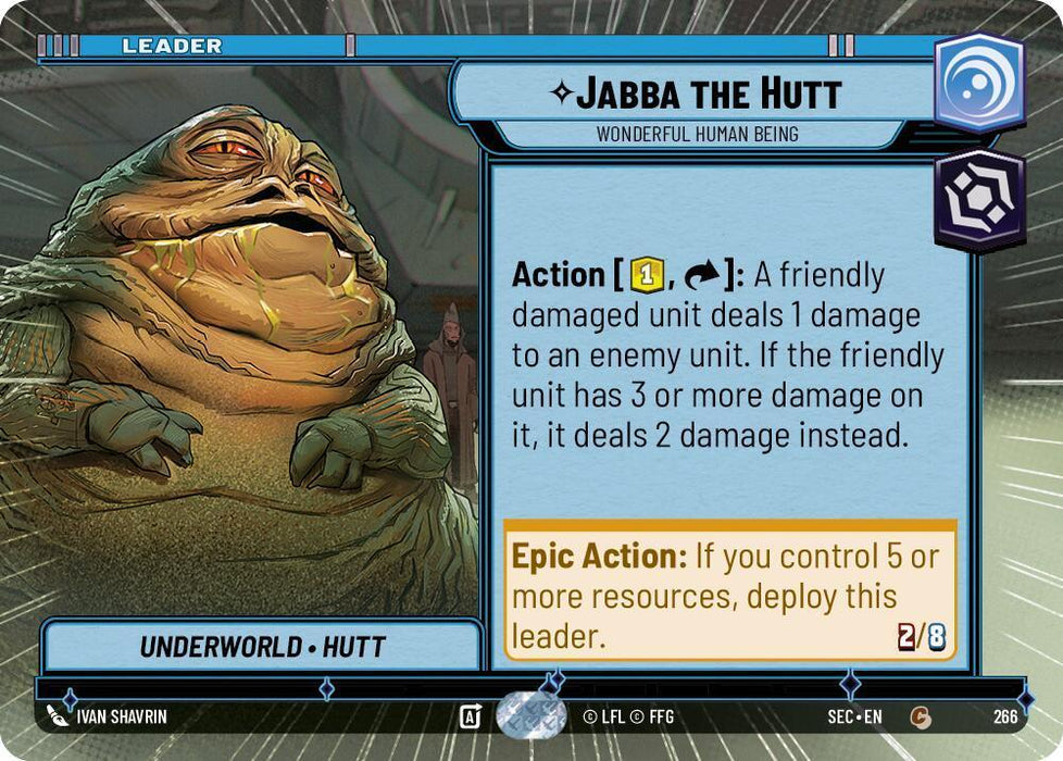 Jabba the Hutt - Wonderful Human Being (Hyperspace) (266) (266) [Secrets of Power] - for just $0.10! 