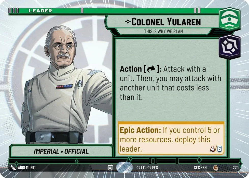 Colonel Yularen - This is Why We Plan (Hyperspace) (270) (270) [Secrets of Power] - for just $0.10! 