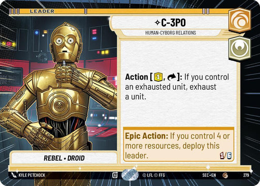 C-3PO - 3PO (279) - Human-Cyborg Relations (Hyperspace) (279) (279) [Secrets of Power] - for just $0.10! 