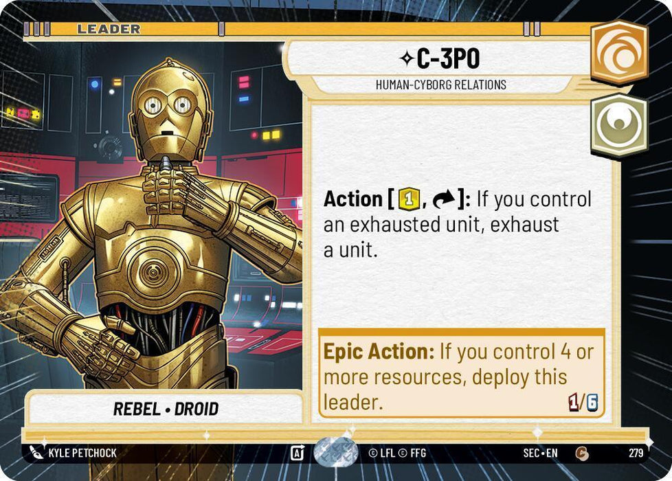 C-3PO - 3PO (279) - Human-Cyborg Relations (Hyperspace) (279) (279) [Secrets of Power] - for just $0.10! 