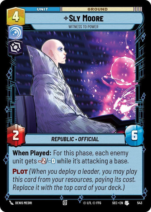 Sly Moore - Witness to Power (Foil) (543) (543) [Secrets of Power] - for just $0.10! 