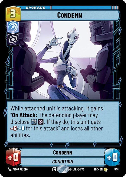 Condemn (548) (Foil) (548) [Secrets of Power] - for just $4.60! 