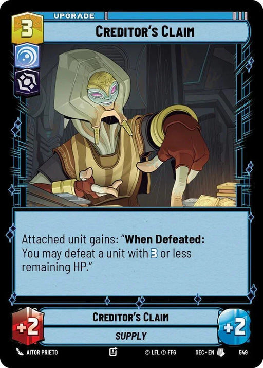 Creditor's Claim (549) (Foil) (549) [Secrets of Power] - for just $0.10! 