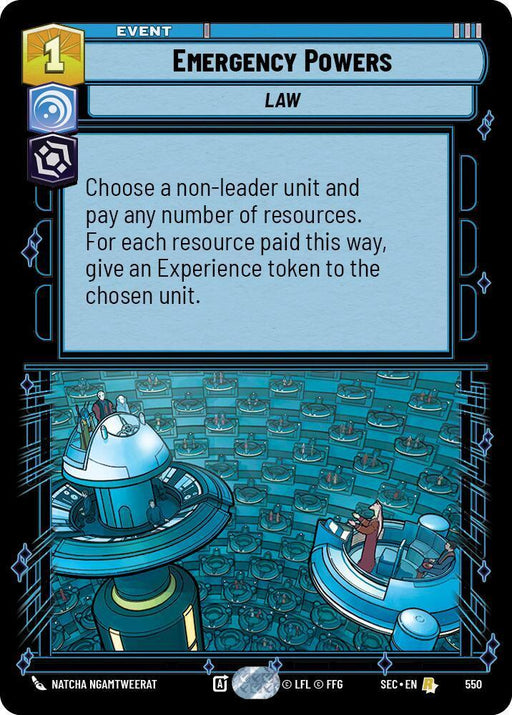Emergency Powers (550) (Foil) (550) [Secrets of Power] - for just $1.60! 