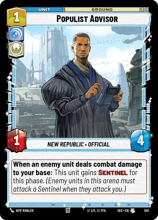 Populist Advisor (551) (Foil) (551) [Secrets of Power] - for just $0.10! 