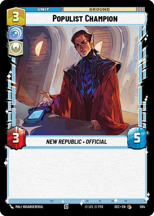 Populist Champion (554) (Foil) (554) [Secrets of Power] - for just $0.10! 