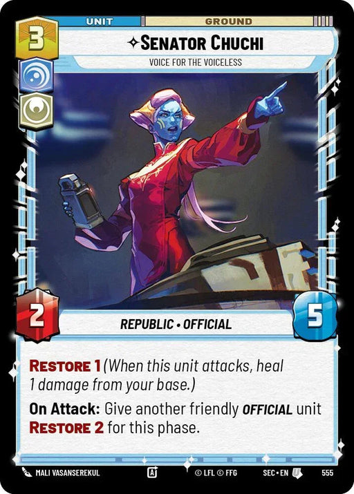 Senator Chuchi - Voice for the Voiceless (Foil) (555) (555) [Secrets of Power] - for just $0.10! 