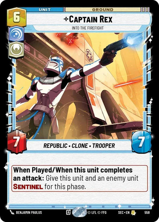 Captain Rex - Into the Firefight (Foil) (558) (558) [Secrets of Power] - for just $0.90! 