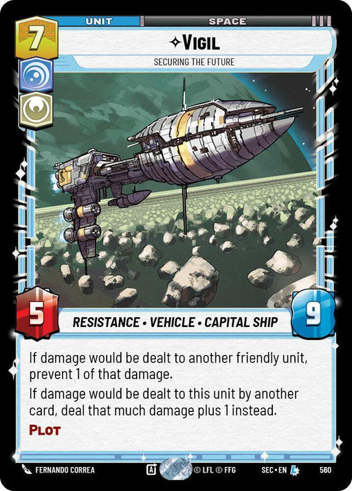 Vigil - Securing the Future (Foil) (560) (560) [Secrets of Power] - for just $0.25! 