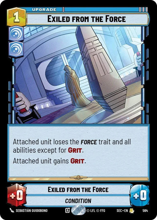 Exiled from the Force (564) (Foil) (564) [Secrets of Power] - for just $0.10! 