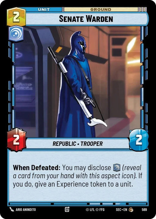 Senate Warden (569) (Foil) (569) [Secrets of Power] - for just $0.10! 