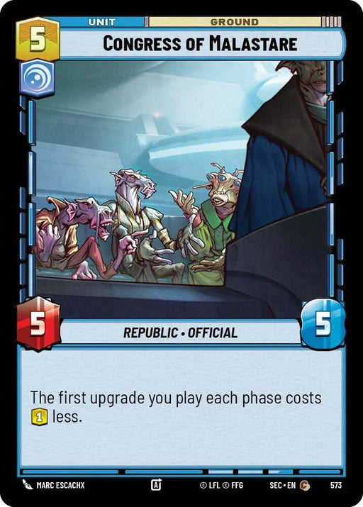 Congress of Malastare (574) (Foil) (574) [Secrets of Power] - for just $0.10! 