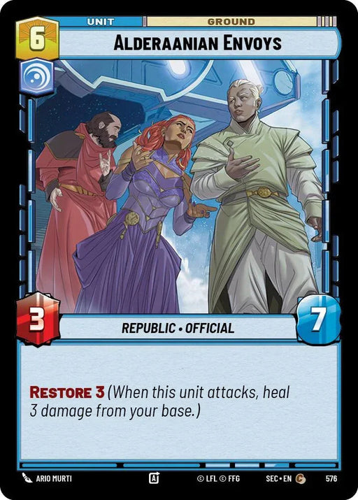Alderaanian Envoys (576) (Foil) (576) [Secrets of Power] - for just $0.10! 